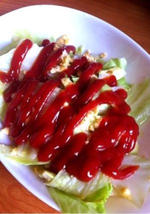 簡単！キャベツと玉子の炒め物-レシピのメイン写真