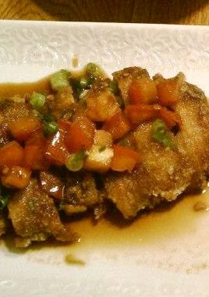 竜田揚げ さっぱり和風トマトソースがけ-レシピのメイン写真