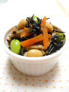 ●ひじきと高野豆腐の煮物●-レシピのメイン写真