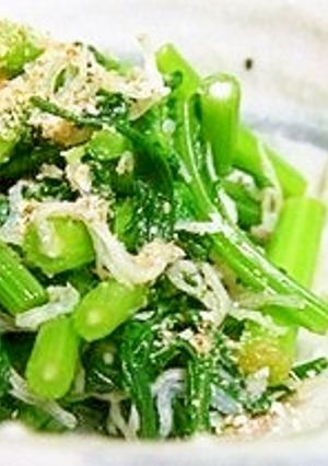 香り最高！春菊のごま和え-レシピのメイン写真