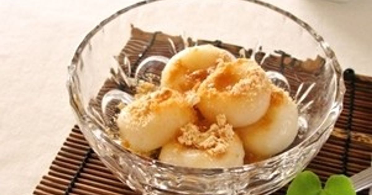 もちもち♪お豆腐白玉 by みっこ＊mikko 【クックパッド】 簡単