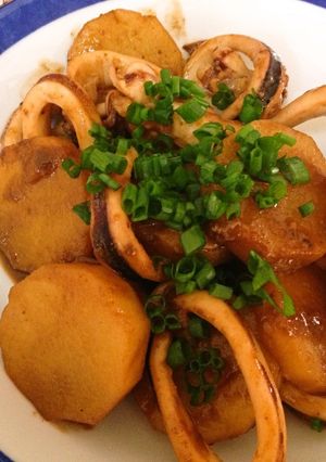 いかと長いもの煮物-レシピのメイン写真