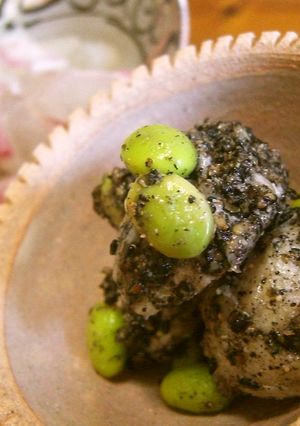 秋の一皿♪オモニの里芋胡麻ナムル-レシピのメイン写真