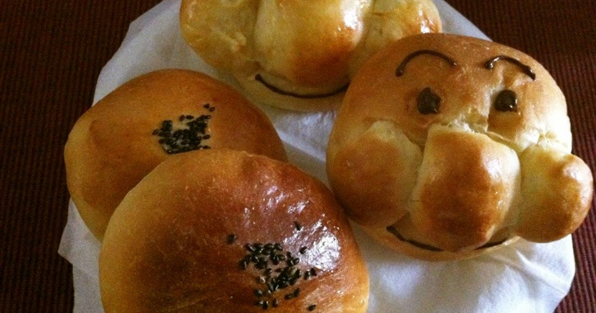 あんパンちゃん あんパン＠ふわっふわ by jelliclek 【クックパッド】 簡単おいしい