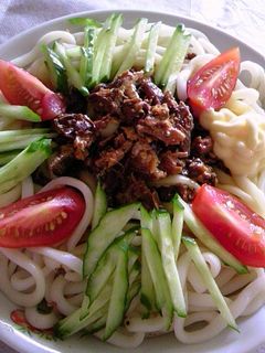 サバ缶で簡単冷やしうどん-レシピのメイン写真