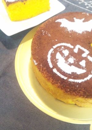 ハロウィンに★かぼちゃケーキ-レシピのメイン写真