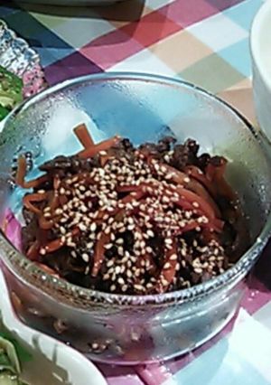 にんじんと牛肉のきんぴら♪-レシピのメイン写真