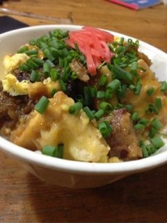 天ぷらリメイクな煮込み天卵とじ丼-レシピのメイン写真
