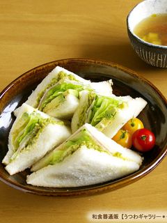 アボカドとわさびマヨのグリーンサンド♪-レシピのメイン写真