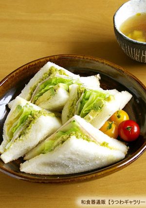 アボカドとわさびマヨのグリーンサンド♪-レシピのメイン写真