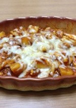 鶏肉とじゃがいものミートソース煮-レシピのメイン写真