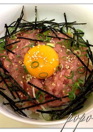 たまごがとろ〜りネギトロ丼-レシピのメイン写真