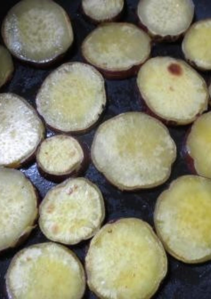 茹でたサツマイモで①和風-レシピのメイン写真