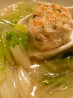 野菜たっぷり!つくねと春雨のスープ-レシピのメイン写真