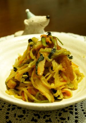 こんさんちの　切り干し大根煮　小松菜入り-レシピのメイン写真