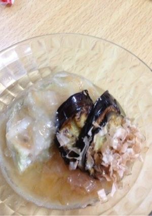 白豚菜の梅あんかけ ナスの煮浸し添え-レシピのメイン写真
