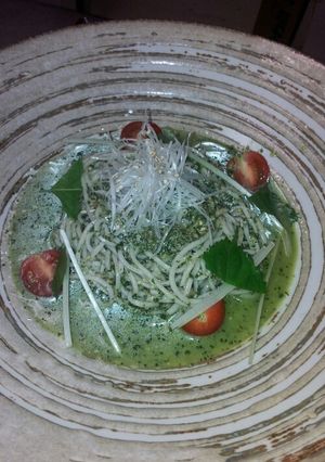 大葉と白胡麻のジェノベーゼ蕎麦-レシピのメイン写真