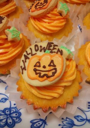 ハロウィンかぼちゃマフィン-レシピのメイン写真