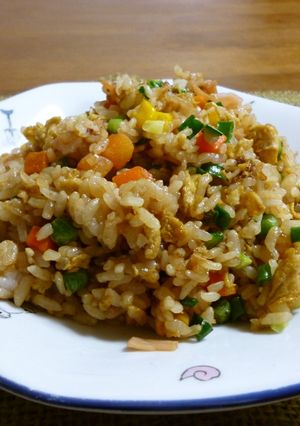 ミキプルーン炒飯-レシピのメイン写真