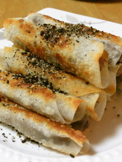 *簡単餃子の皮で☆あんこのカリカリ焼き*-レシピのメイン写真