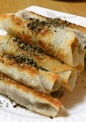 *簡単餃子の皮で☆あんこのカリカリ焼き*-レシピのメイン写真