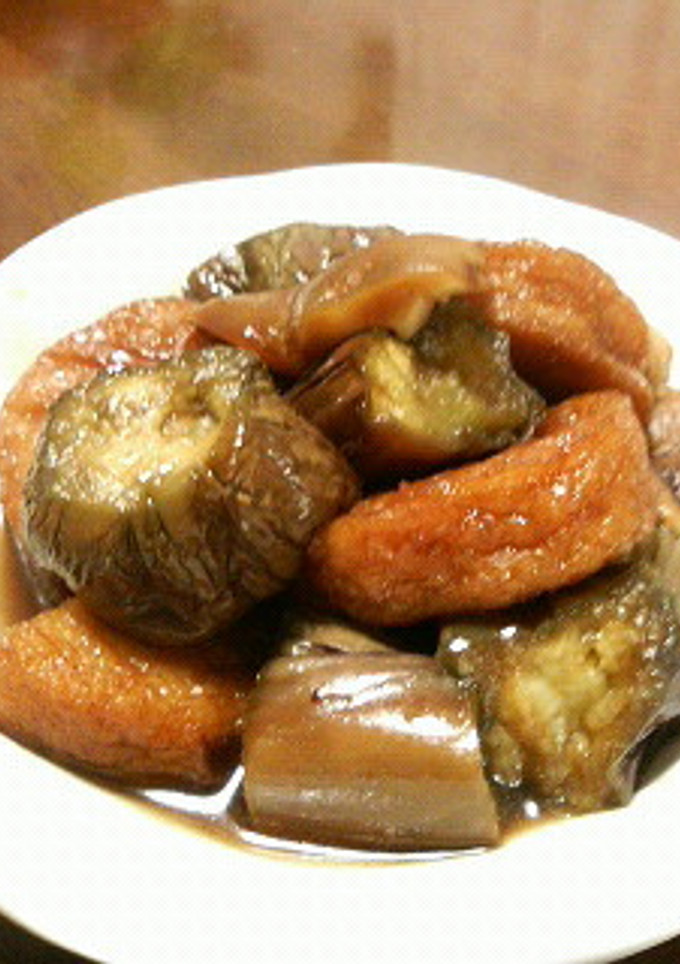 茄子とさつま揚げの煮物-レシピのメイン写真