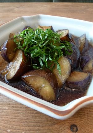 フライパン1つで即行１品！茄子の煮浸し-レシピのメイン写真
