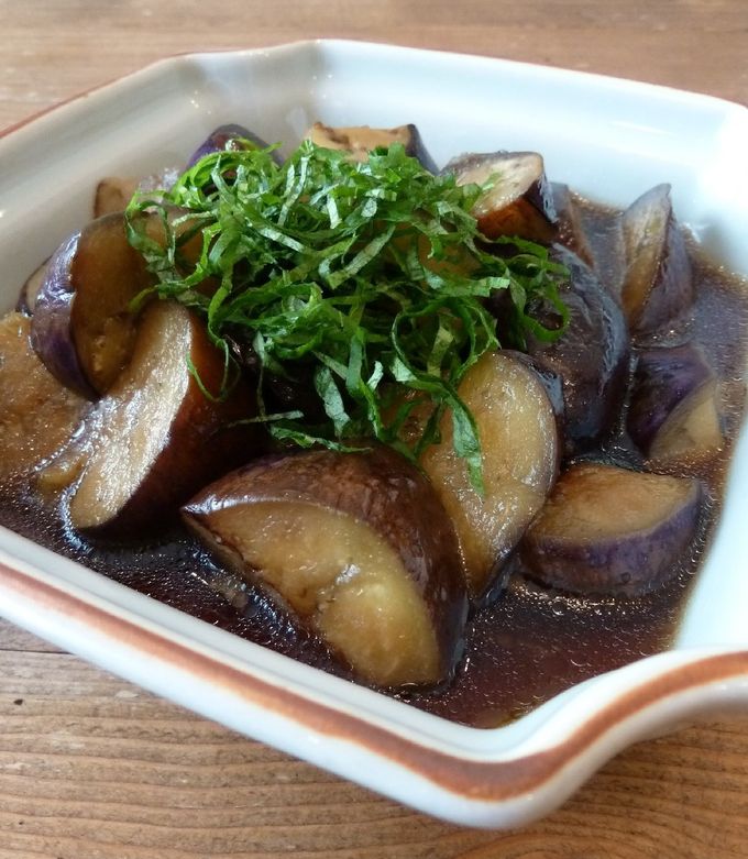茄子の煮浸し なすの煮浸し｜レシピ｜創味食品