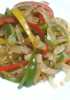 簡単ｗﾍﾙｼｰ♪ﾏﾛﾆｰと野菜の炒め♪-レシピのメイン写真