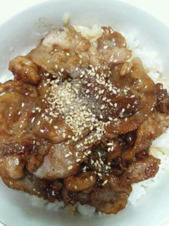 簡単!美味しい!豚バラ丼♪-レシピのメイン写真