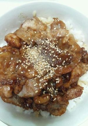 簡単！美味しい！豚バラ丼♪-レシピのメイン写真