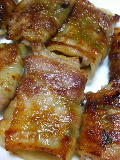 豚バラde大葉の梅肉巻き(⌒‐⌒)-レシピのメイン写真