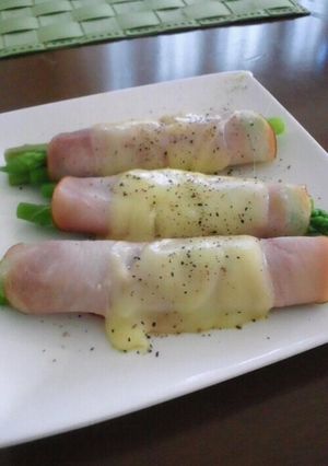 ベーコンのハムチーズ巻き-レシピのメイン写真