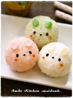 お月見うさぎちゃん団子おにぎり*キャラ弁-レシピのメイン写真