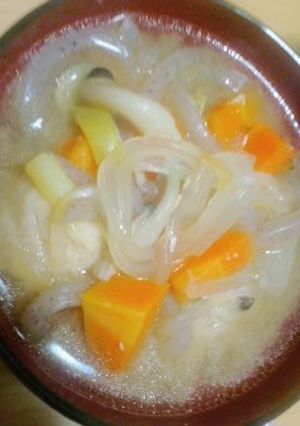 マロニー入り鶏団子汁-レシピのメイン写真