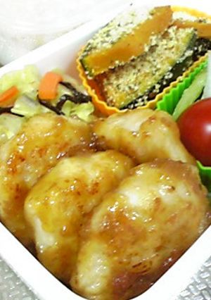 お弁当仕様☆鶏むね肉の梅肉ソース仕立て-レシピのメイン写真