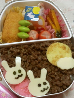 お月見●十五夜~☆抜き型で簡単キャラ弁☆-レシピのメイン写真