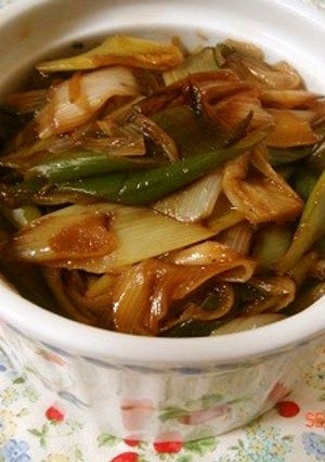ごはんに合う常備菜！白ネギのポン酢炒め-レシピのメイン写真
