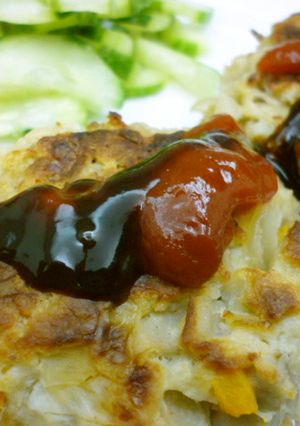 里いもバーグ-レシピのメイン写真