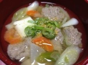 栄養満点♪さんまのふわふわつみれ汁☆-レシピのメイン写真