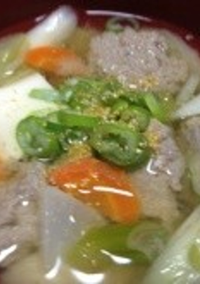 栄養満点♪さんまのふわふわつみれ汁☆-レシピのメイン写真