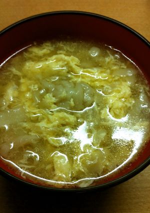 旦那ｻﾏの大好きな味♡簡単ぎょうざスープ-レシピのメイン写真