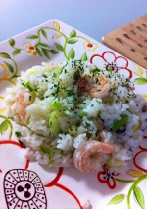海老とセロリのガーリックバターライス-レシピのメイン写真