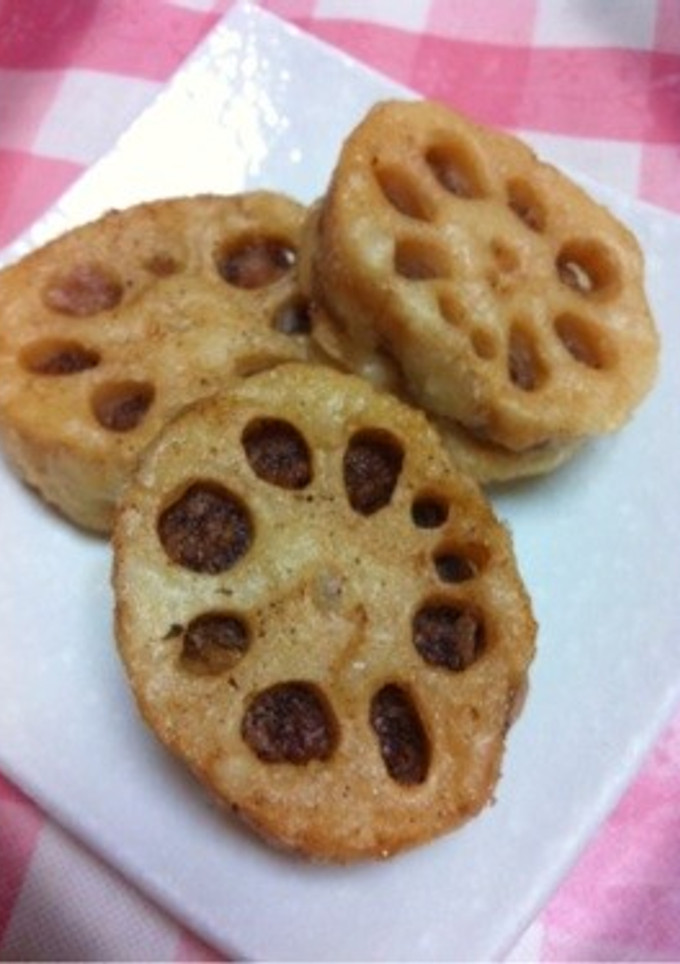 れんこんのはさみ揚げ-レシピのメイン写真
