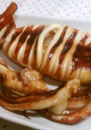 我が家のイカぽっぽ焼き（*´▽`*) ♪-レシピのメイン写真