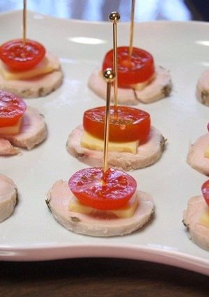 ハーブ鶏ハムのチーズピック-レシピのメイン写真