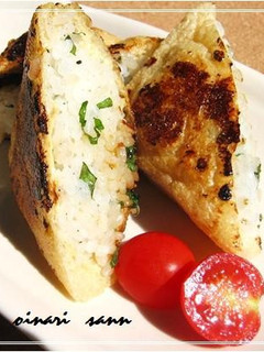 バター風味*香ばし~焼きいなり*-レシピのメイン写真