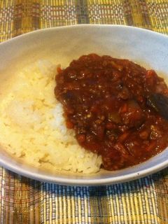 旦那大絶賛☆トマトなす挽肉カレー-レシピのメイン写真