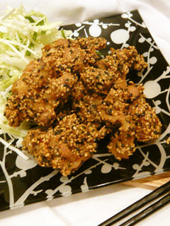 きな粉と胡麻の鶏から揚げ-レシピのメイン写真