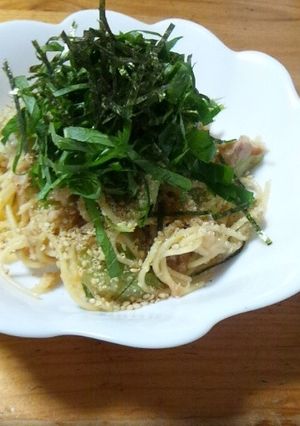 なめたけおろし☆スパゲティサラダ-レシピのメイン写真
